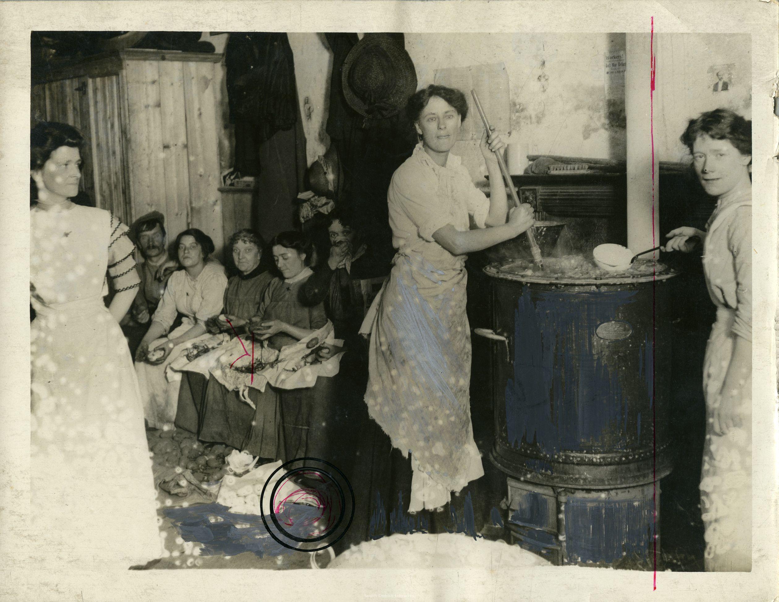 Kitchen in the basement of Liberty Hall