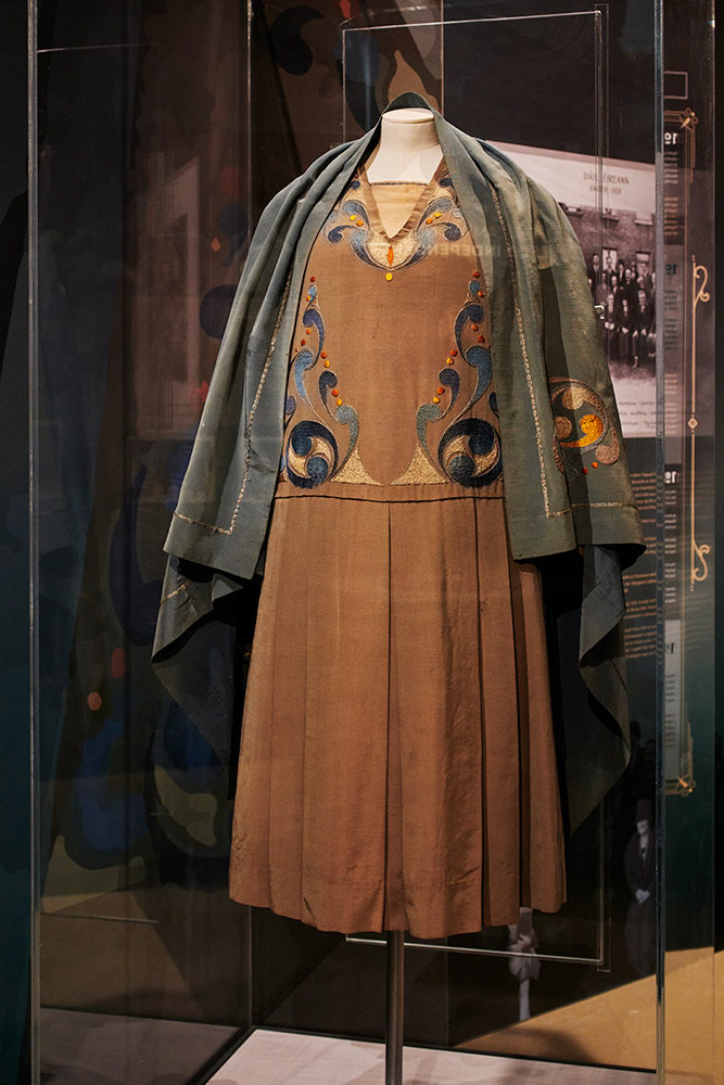 Celtic Revival Dress, Kate O’Callaghan TD