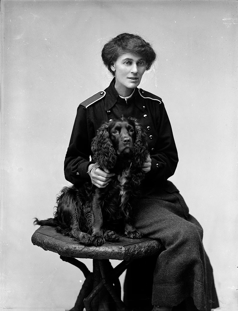 Studio Photograph of Countess Markievicz and Poppet