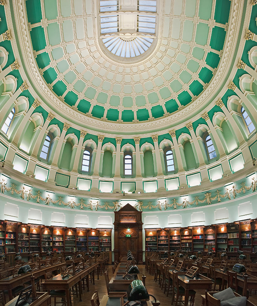 The Reading Room of the National Library of Ireland