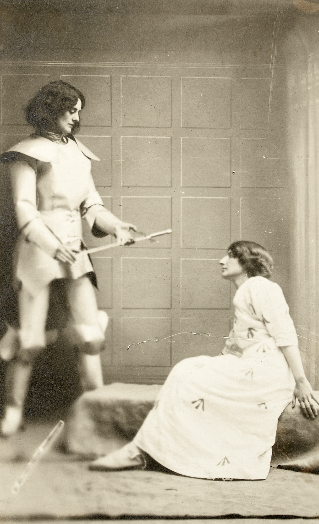 Constance de Markievicz as Joan of Arc, Appears Before an Imprisoned Suffragette.