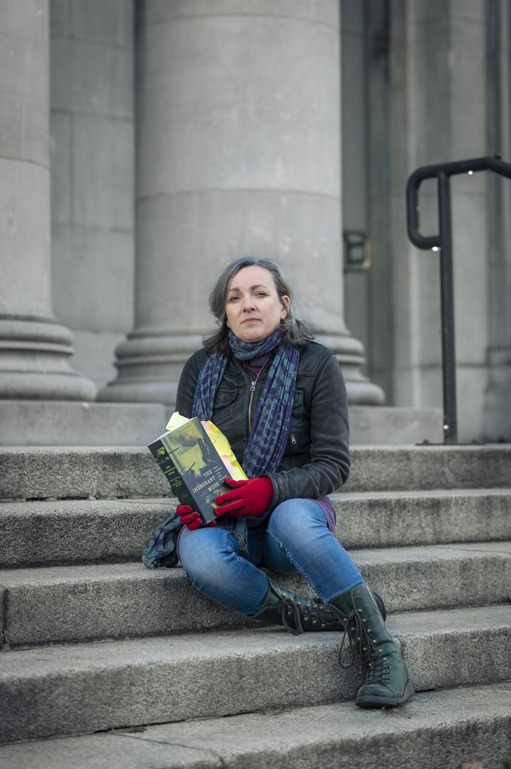 Karan Casey outside the National Concert Hall