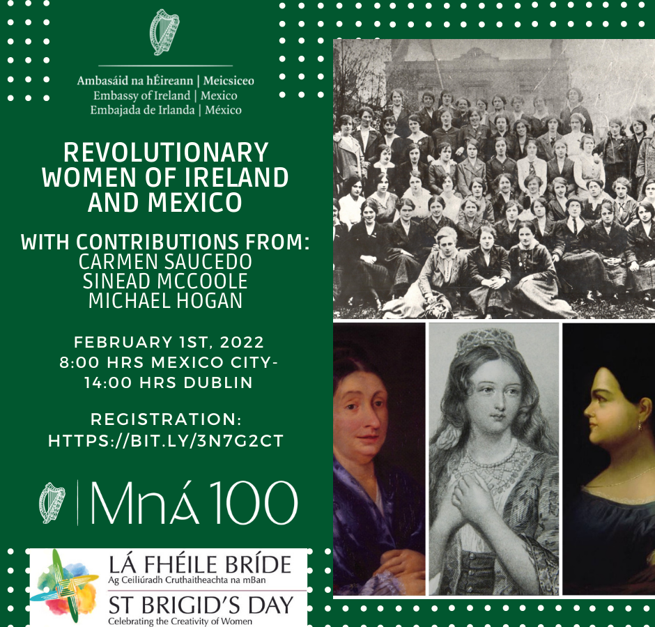 Revolutionary Women of Ireland and Mexico Webinar