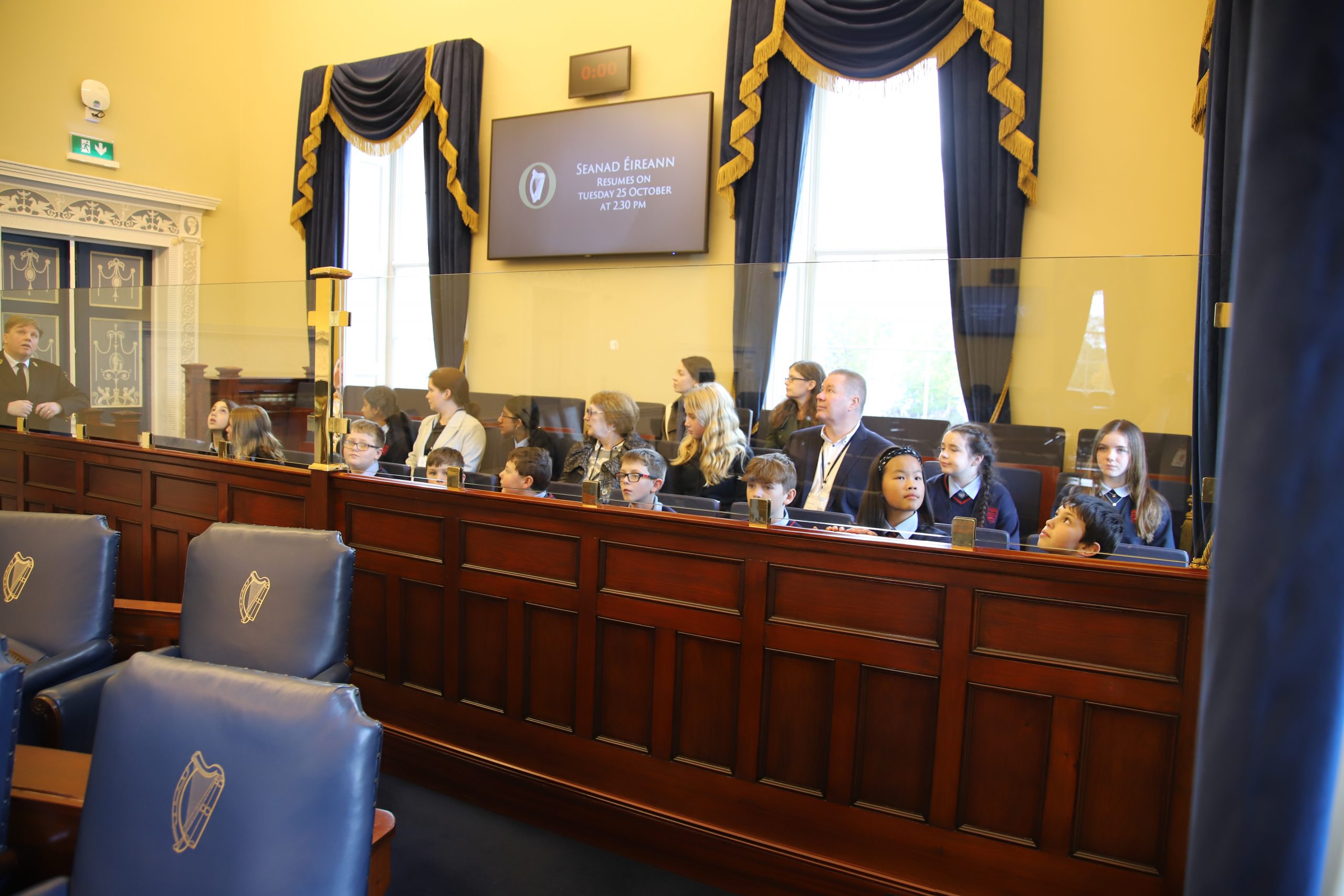 Scoil Mhuire National School, Clifden, visit to Leinster House