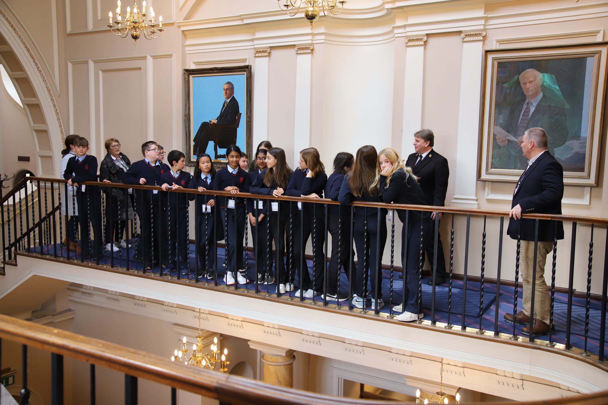 Scoil Mhuire National School, Clifden, visit to Leinster House