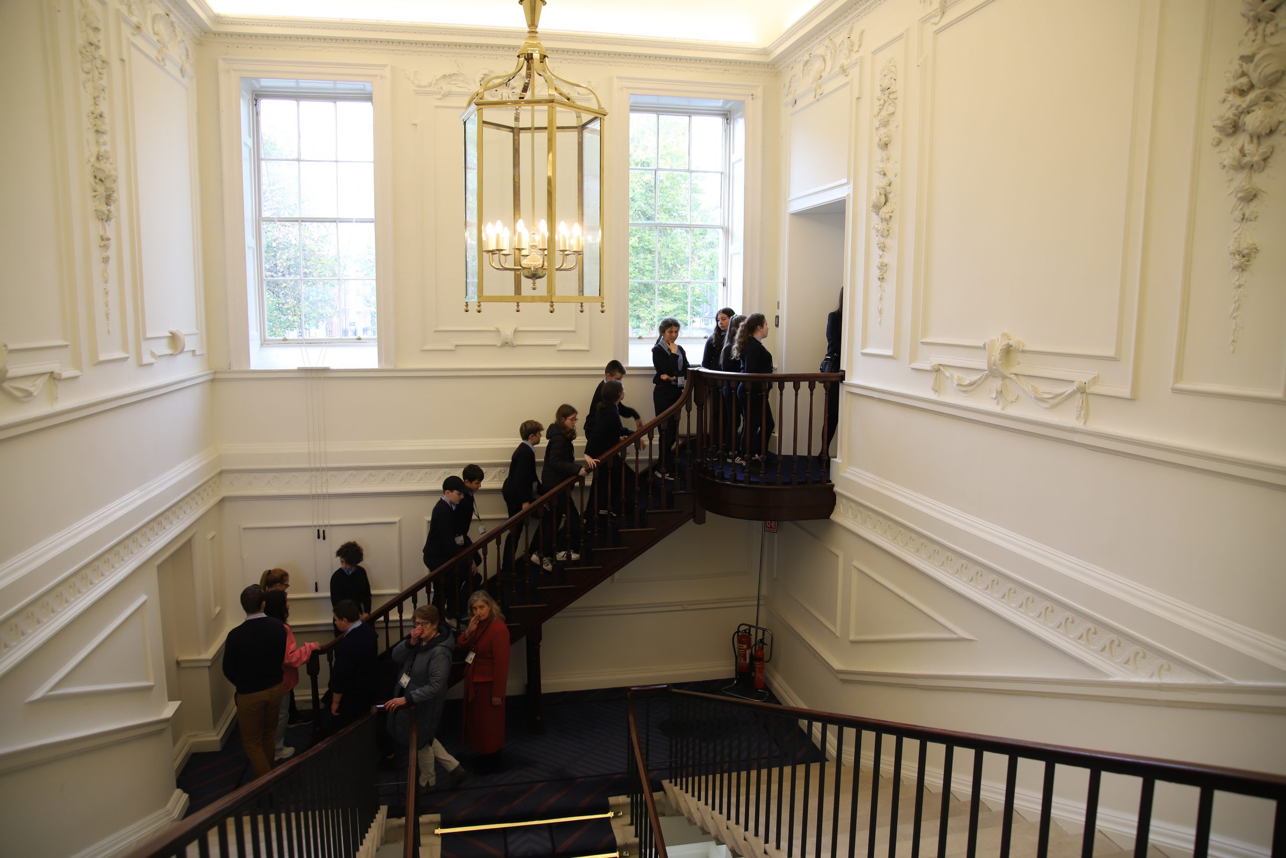 Scoil Mhuire National School, Clifden, visit to Leinster House