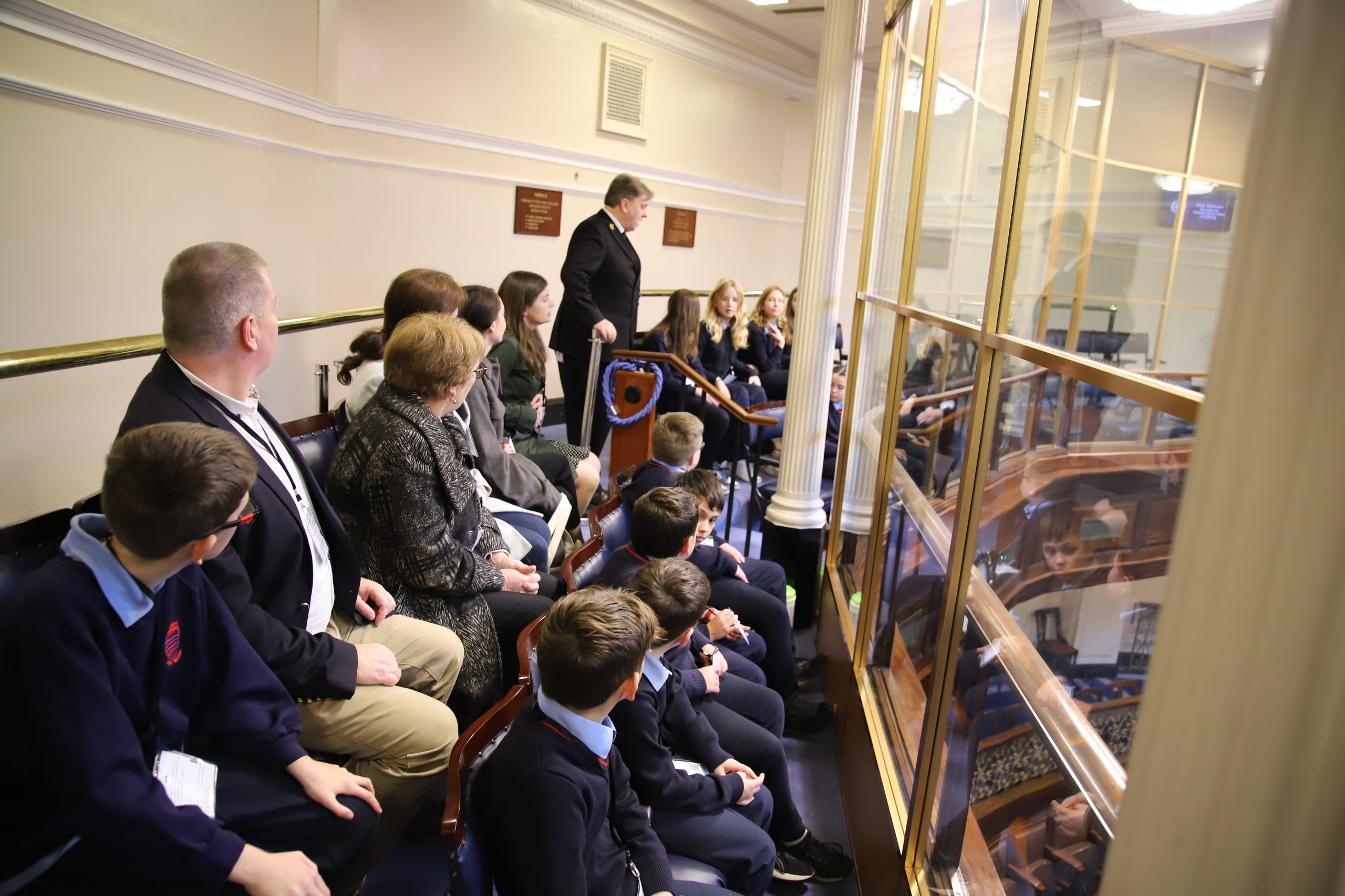 Scoil Mhuire National School, Clifden, visit to Leinster House