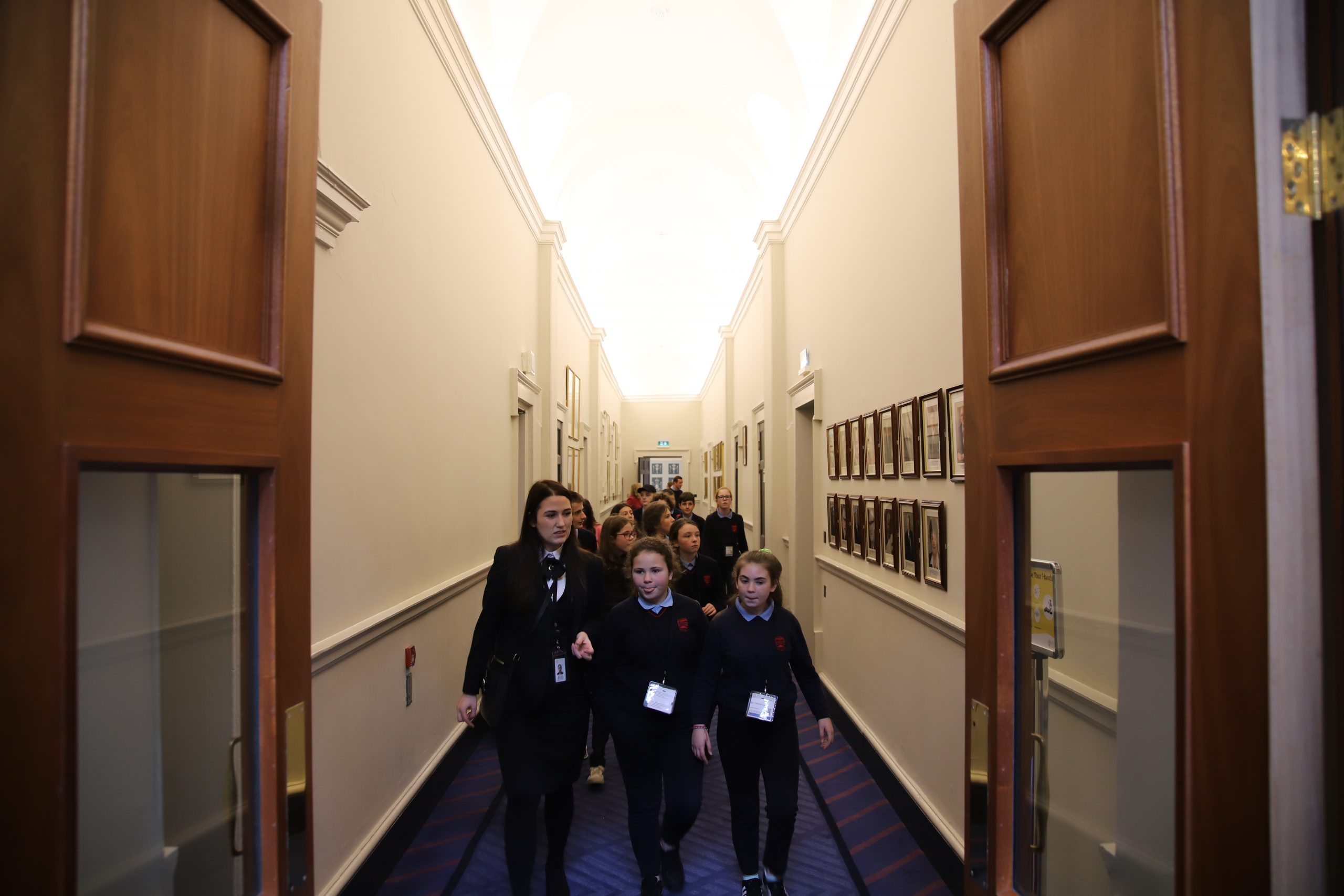 Scoil Mhuire National School, Clifden, visit to Leinster House