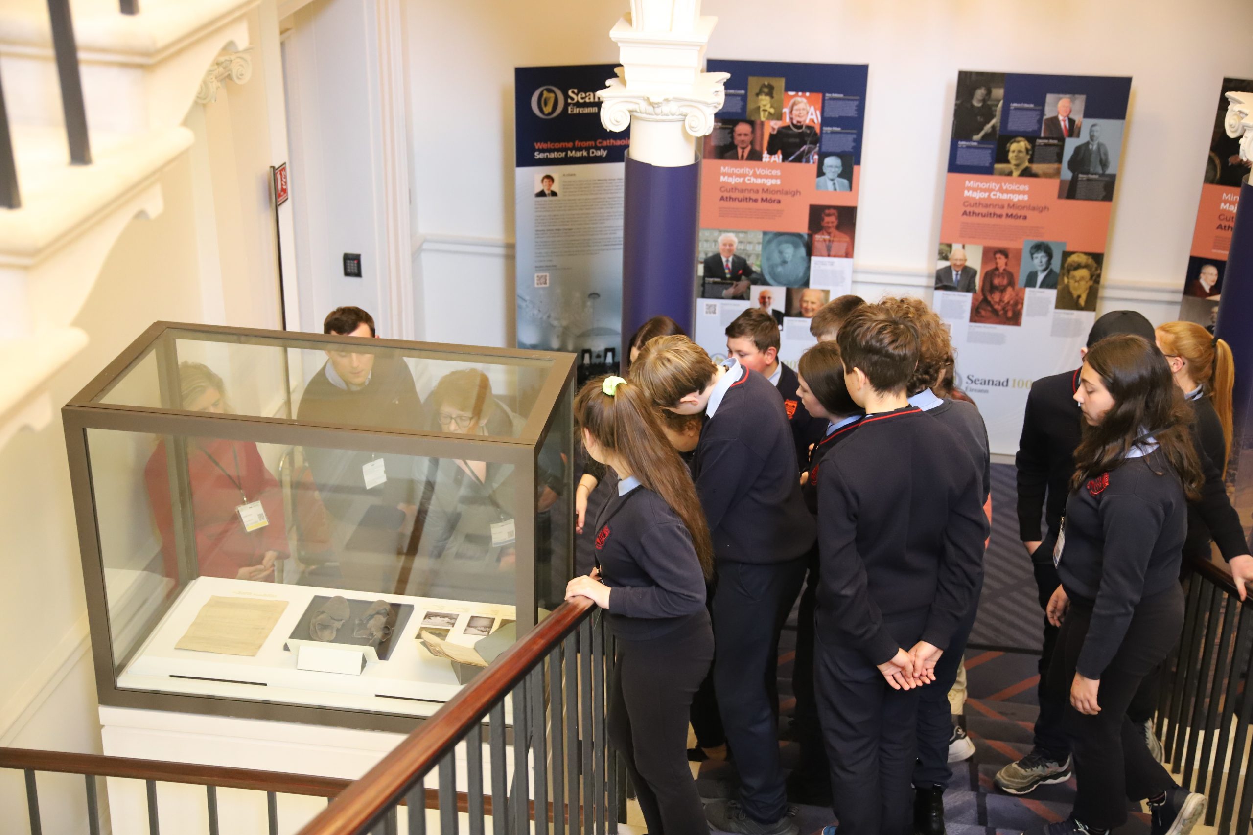 Scoil Mhuire National School, Clifden, visit to Leinster House